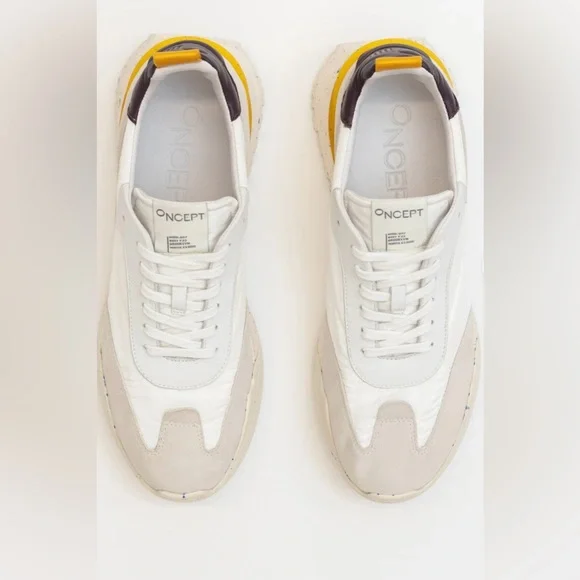 Oncept Brooklyn White Cloud Sneakers 6 - Picture 2 of 14